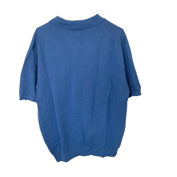 NEW Collars & Co Blue The Maranello Contrast Collar Polo XXL 2XL - Picture 4 of 8